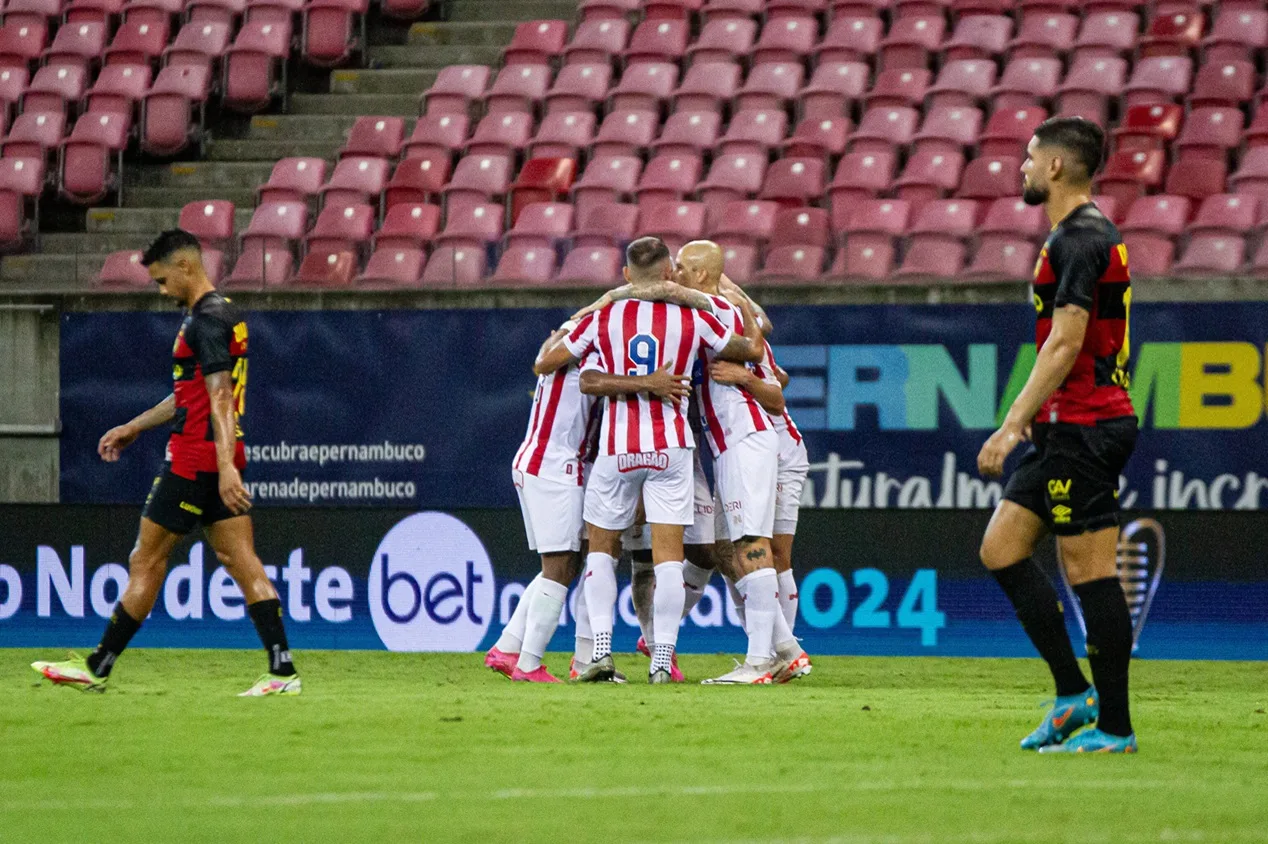 Náutico marca nos acréscimos e arranca empate contra o Sport na Copa do Nordeste