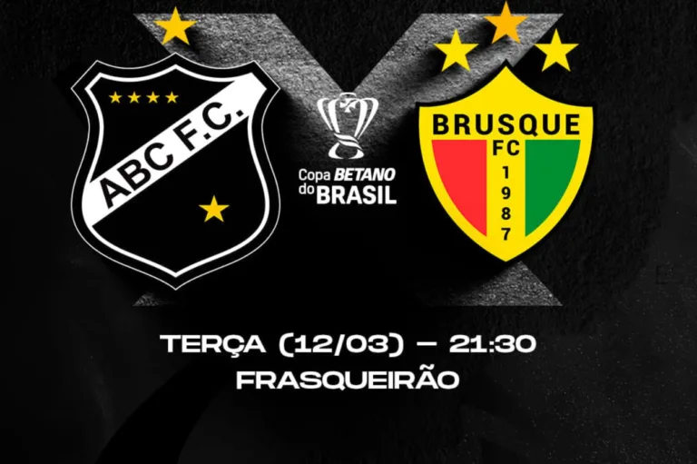 ABC x Brusque: onde assistir à partida da Copa do Brasil