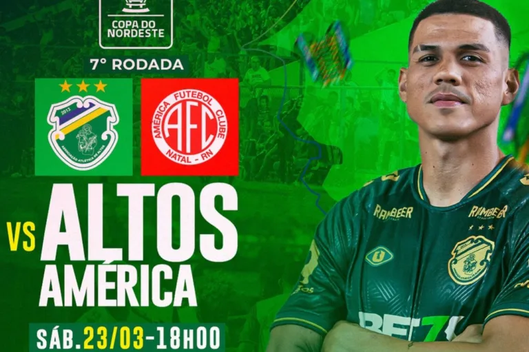 Altos x América-RN: onde assistir ao jogo da Copa do Nordeste