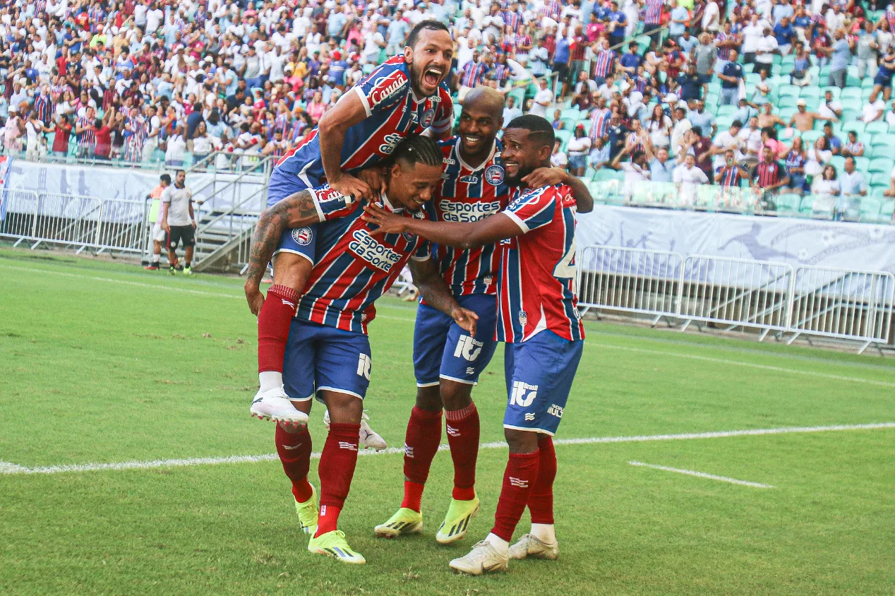 Bahia derrota Jacuipense e mantém liderança no Campeonato Baiano