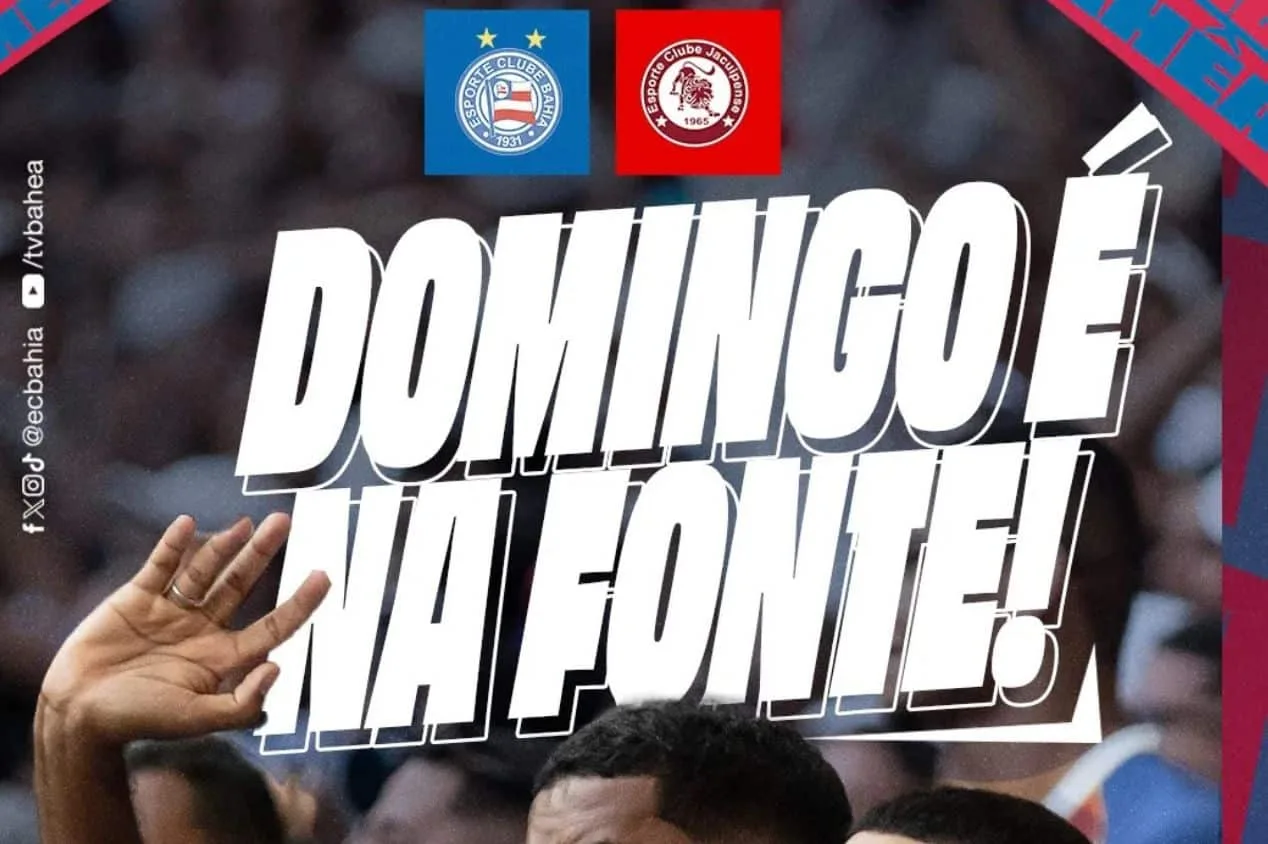 Bahia x Jacuipense: onde assistir ao jogo do Baiano