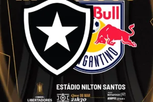 Botafogo x Red Bull Bragantino: onde assistir AO VIVO ao jogo da Libertadores