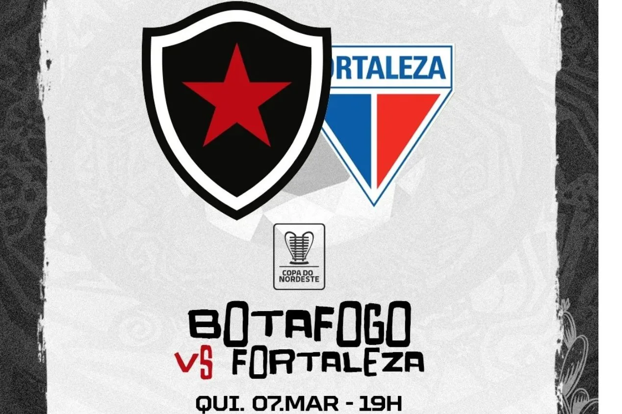 Botafogo-PB x Fortaleza: onde assistir à partida da Copa do Nordeste