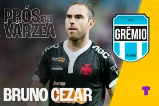 Bruno César, ex-Corinthians, Palmeiras e Vasco, hoje atua no futebol brasileiro de várzea