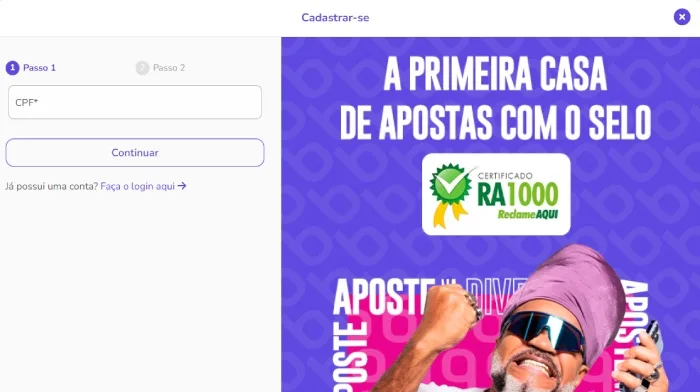 reprodução de tela do site Betsul