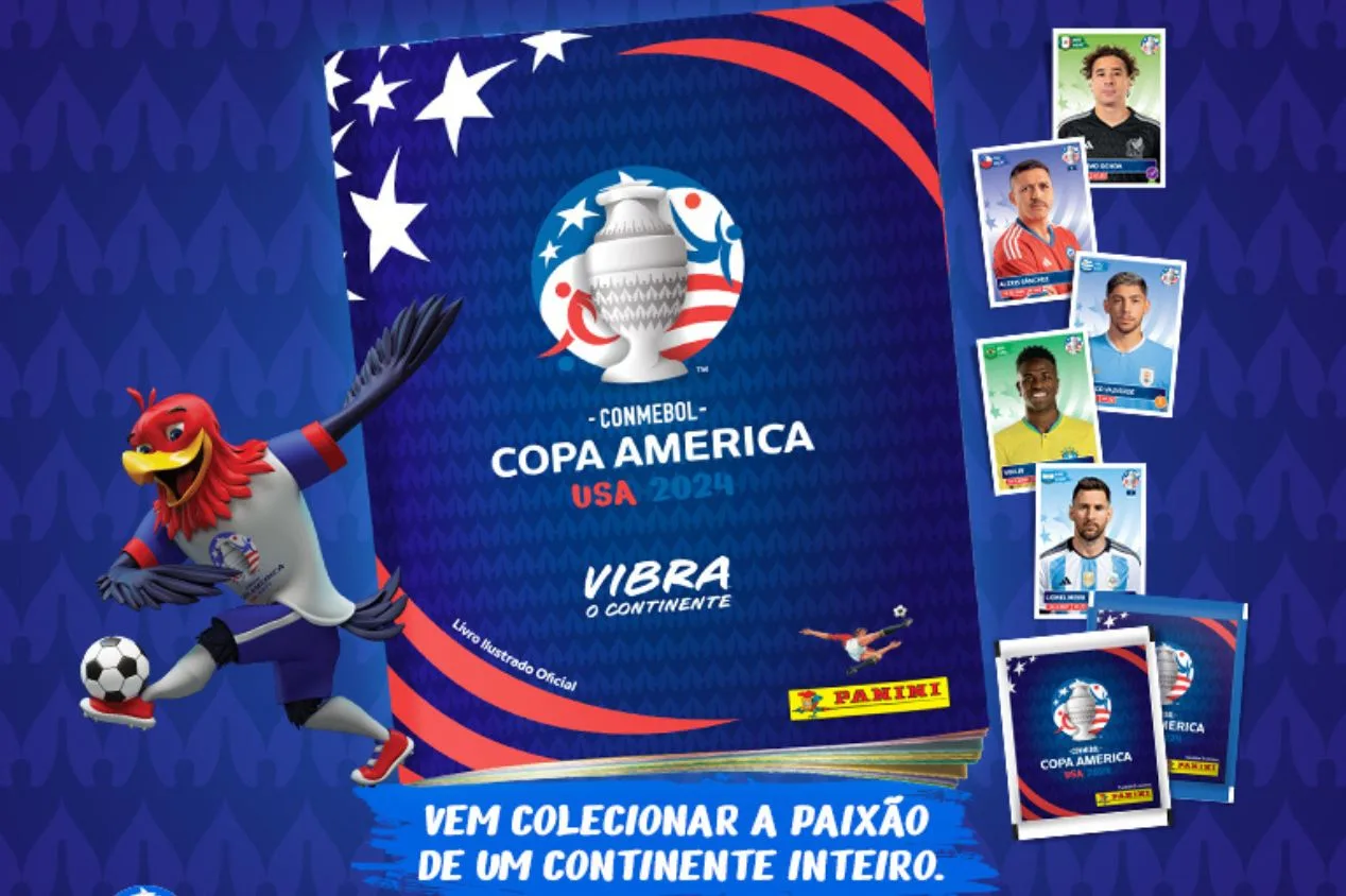 Copa América 2024 ganha álbum de figurinhas no Brasil; saiba mais