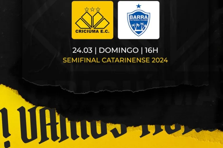 Criciúma x Barra-SC: onde assistir às semifinais do Catarinense