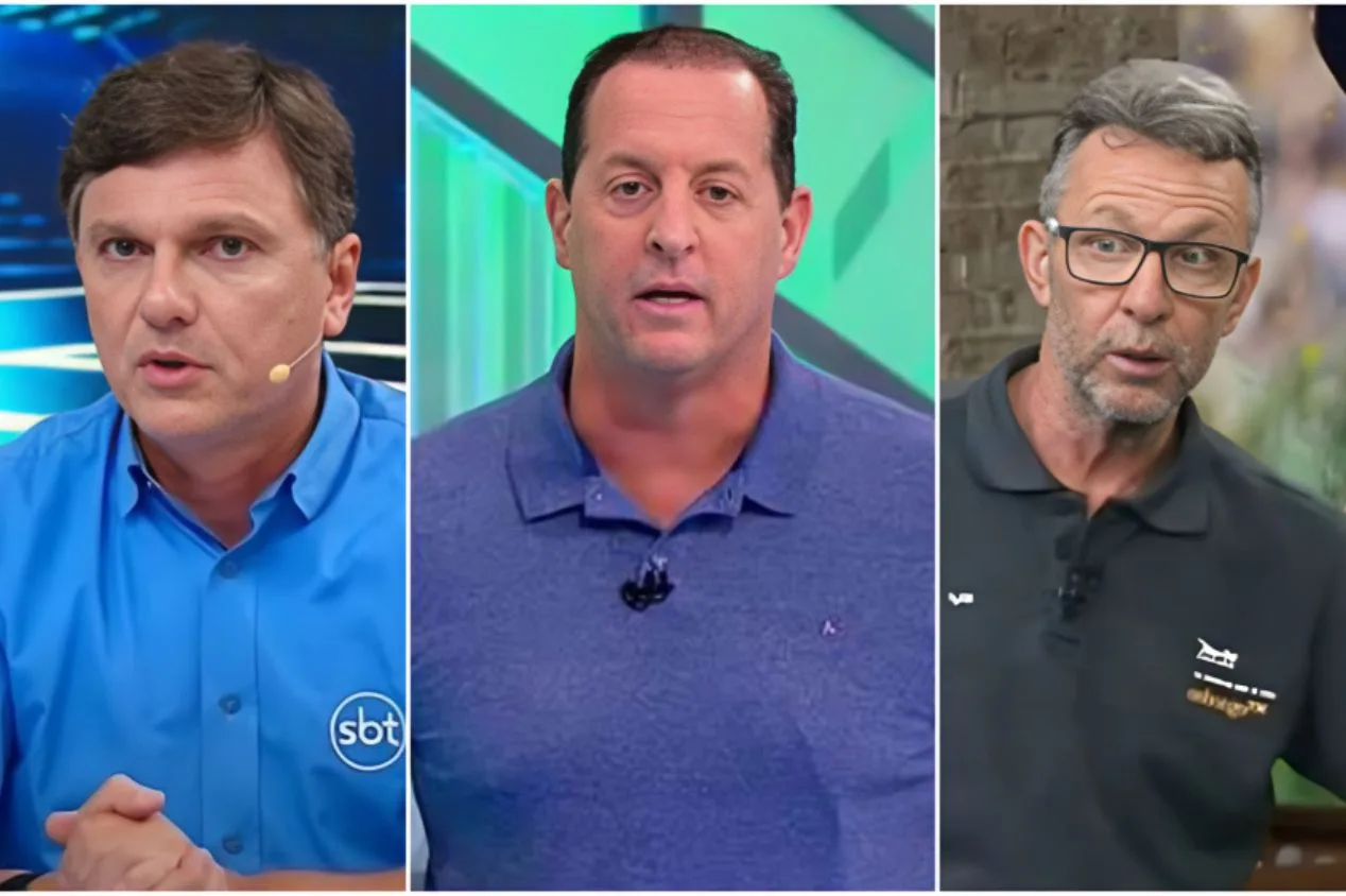 Após tretas, Benja revela quem prefere entre Neto e Mauro Cezar