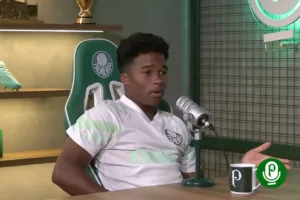 Endrick, do Palmeiras, diz que cera faz parte do futebol: “Tem de fazer, ninguém é trouxa”