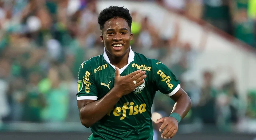 Com seleção brasileira e Palmeiras, veja quantos gols Endrick tem na carreira