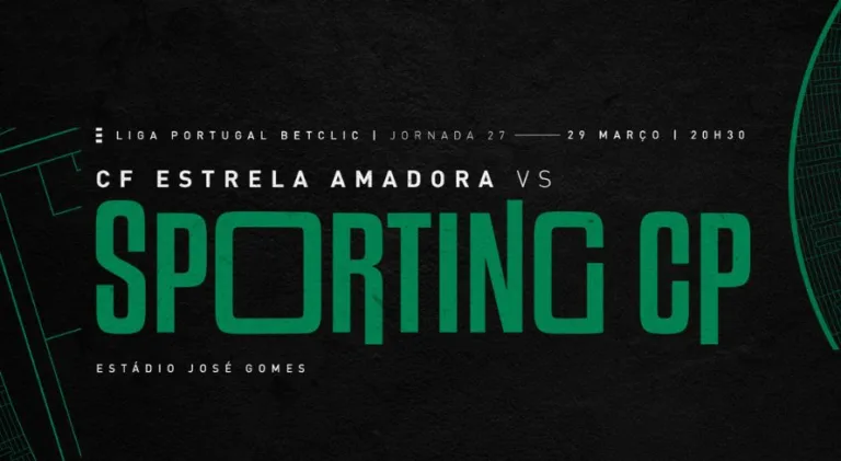 Estrela da Amadora x Sporting: onde assistir ao Campeonato Português AO VIVO