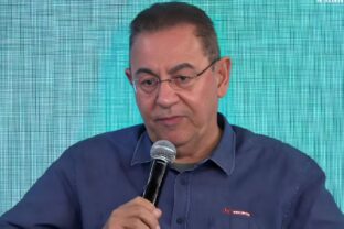 Flavio Prado, em discurso na Jovem Pan (Reprodução)