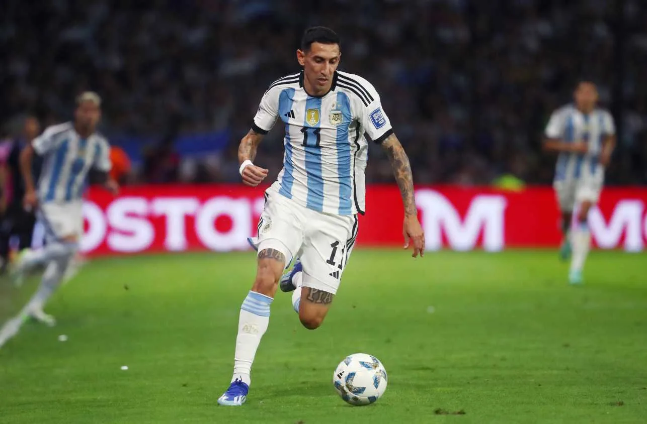 Di María dispensa convite para jogar as Olímpiadas pela seleção da Argentina