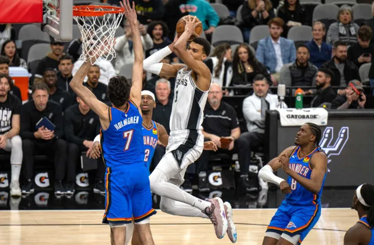 NBA: Wembanyama brilha e Spurs conquistam vitória sobre o Thunder