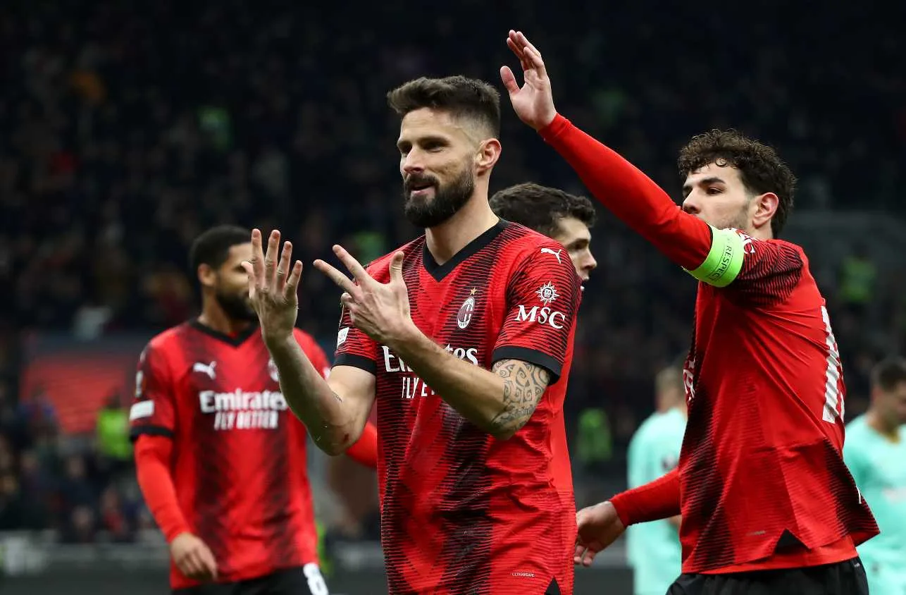 Milan marca três contra o Slavia Praga na Liga Europa; veja os gols