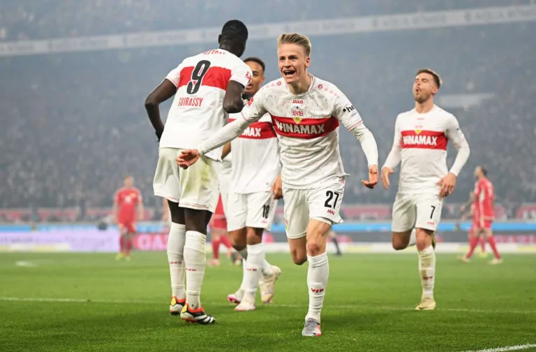 Stuttgart vence o Union Berlin e se aproxima do Bayern de Munique na Bundesliga
