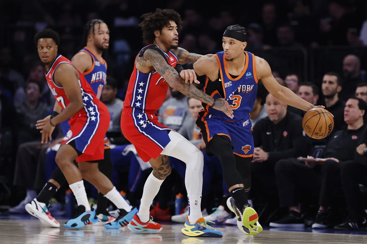 NBA: Josh Hart brilha e os Knicks atropelam os 76ers em casa