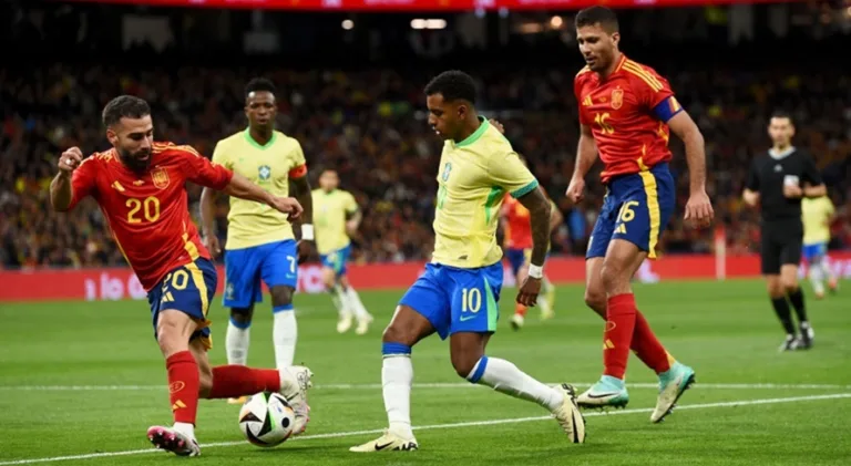 Jogadores do Real Madrid se destacam em Espanha x Brasil