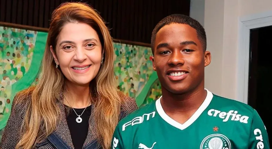 Leila Pereira surpreende ao revelar visão sobre substituto de Endrick no Palmeiras