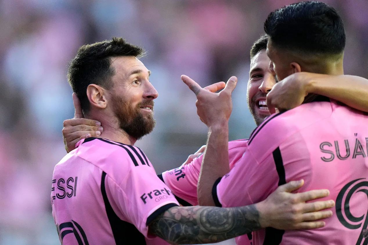 Messi e Luis Suárez brilham em goleada do Inter Miami contra Orlando City na MLS
