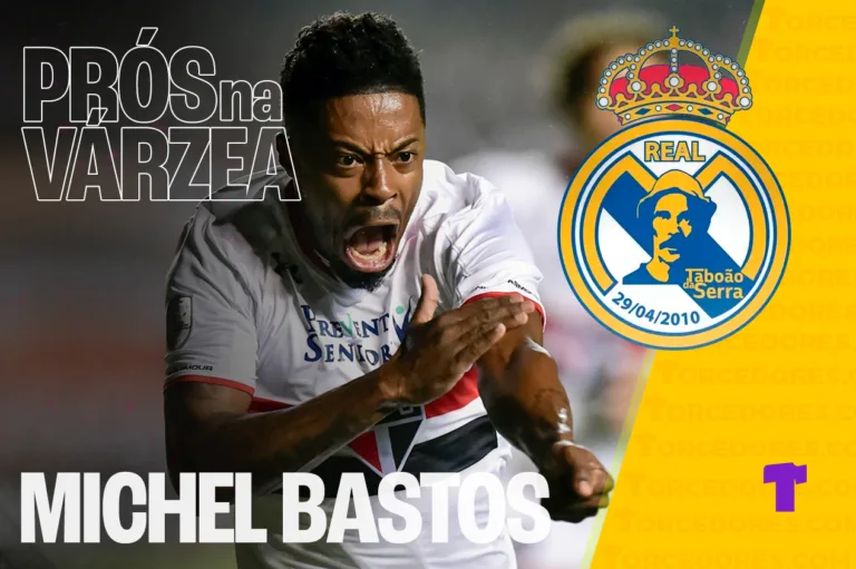 Com passagens por seleção brasileira, Palmeiras e SPC, Michel Bastos tem desafio no futebol de várzea