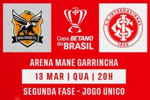 Nova Iguaçu x Internacional: onde assistir AO VIVO ao jogo da Copa do Brasil