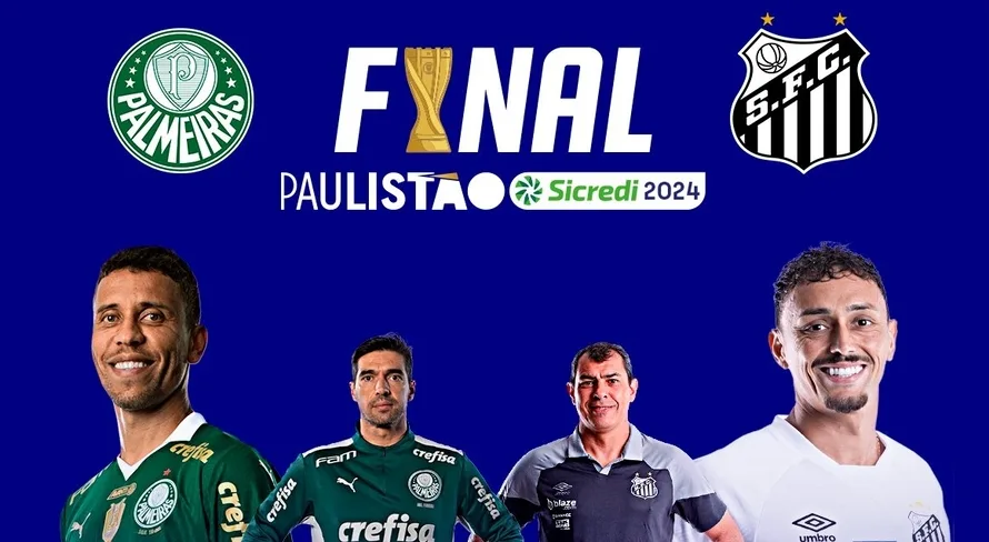 Palmeiras x Santos na final do Paulistão aconteceu apenas duas vezes; relembre