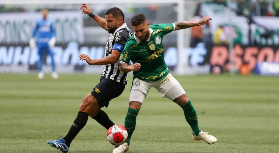 PVC aposta em placar do 1º jogo da final Santos x Palmeiras