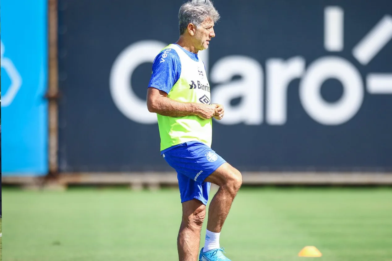 Renato Portaluppi tem dúvidas na defesa e no meio para Grêmio x Caxias no Gauchão