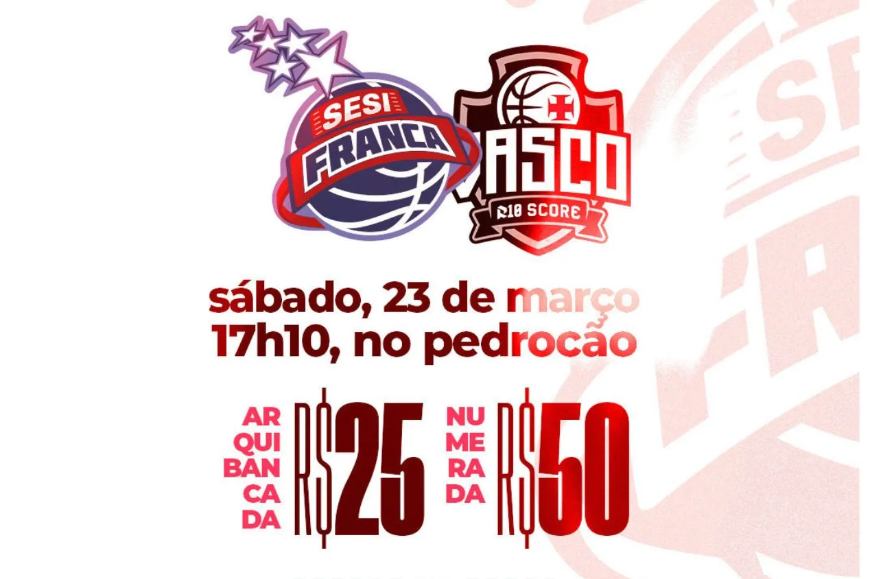 TV Cultura transmite jogo do Vasco pelo NBB neste sábado (23)