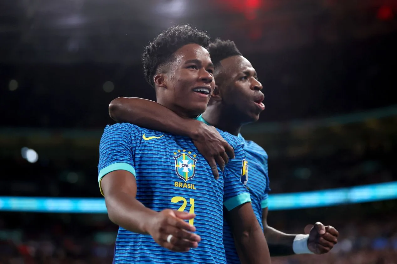 Vinícius Júnior ‘entrega’ Endrick nos bastidores e dá recado sobre Real Madrid