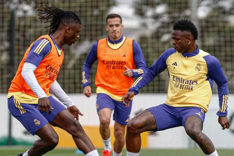 Rodrygo e Bellingham não treinam e podem desfalcar o Real Madrid