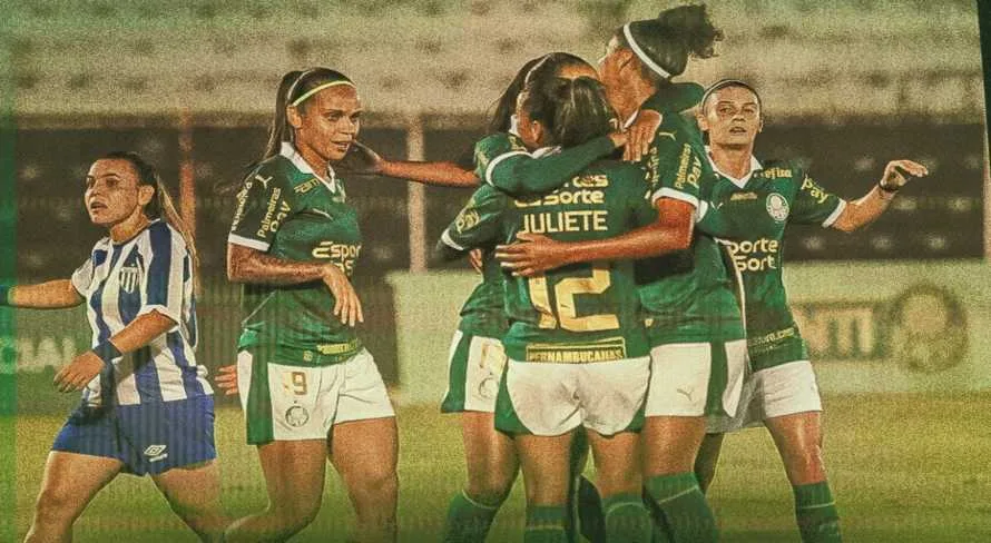 Palmeiras atropela o Avaí Kindermann e conquista mais uma vitória no Brasileirão Feminino