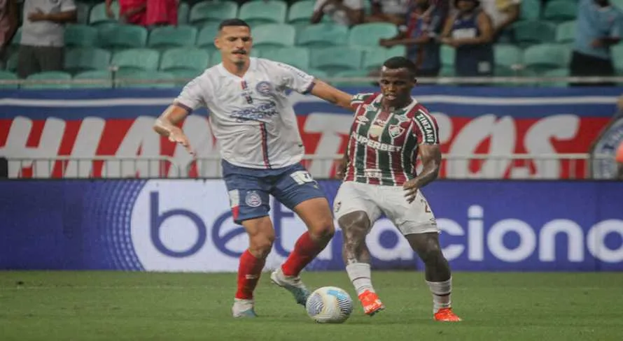 Com dois golaços, Bahia vence o Fluminense pelo Brasileirão