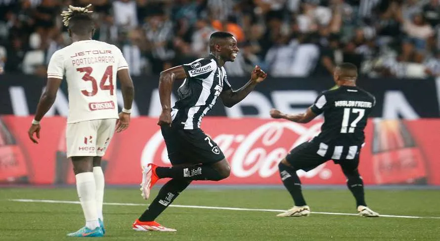Botafogo vence o Universitario e ‘respira’ na Copa Libertadores da América