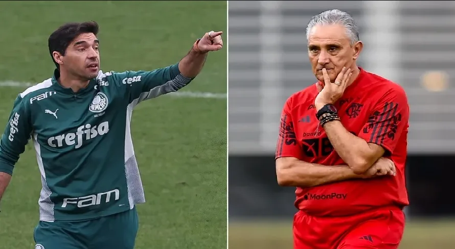 Abel Ferreira, do Palmeiras, viraliza com fala sobre o Flamengo e Tite rebate