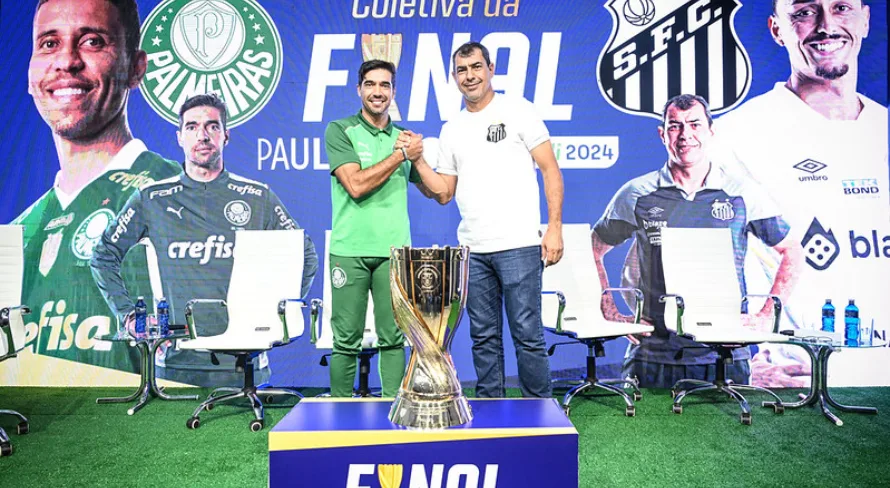 Abel Ferreira, do Palmeiras, tenta feito que Carille, no Santos hoje, conseguiu pelo Corinthians