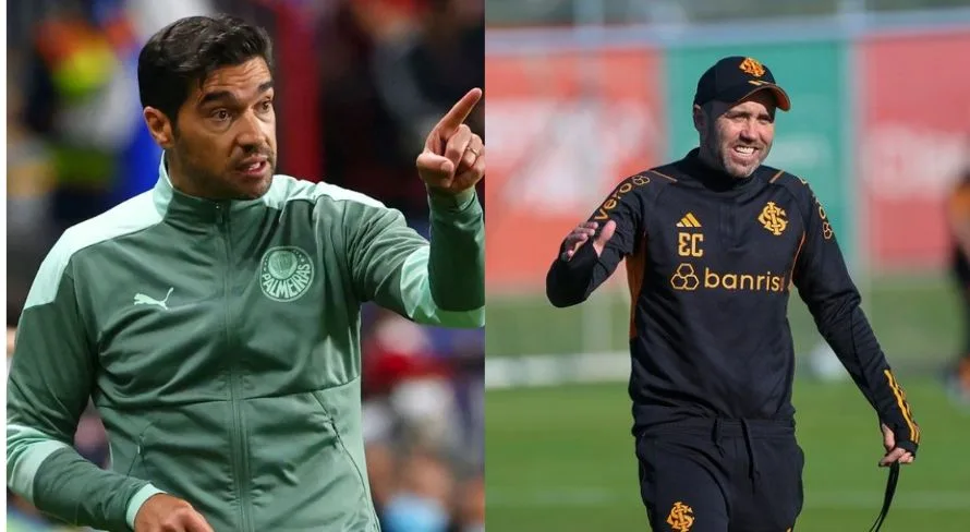Palmeiras x Internacional: Abel Ferreira e Coudet têm equilíbrio nos duelos