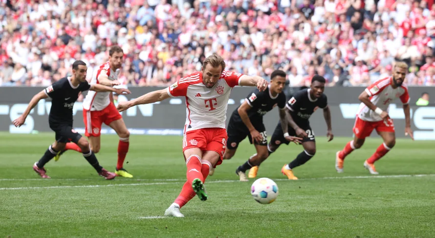 Com gols de Kane, Bayern de Munique derrota Frankfurt na Bundesliga