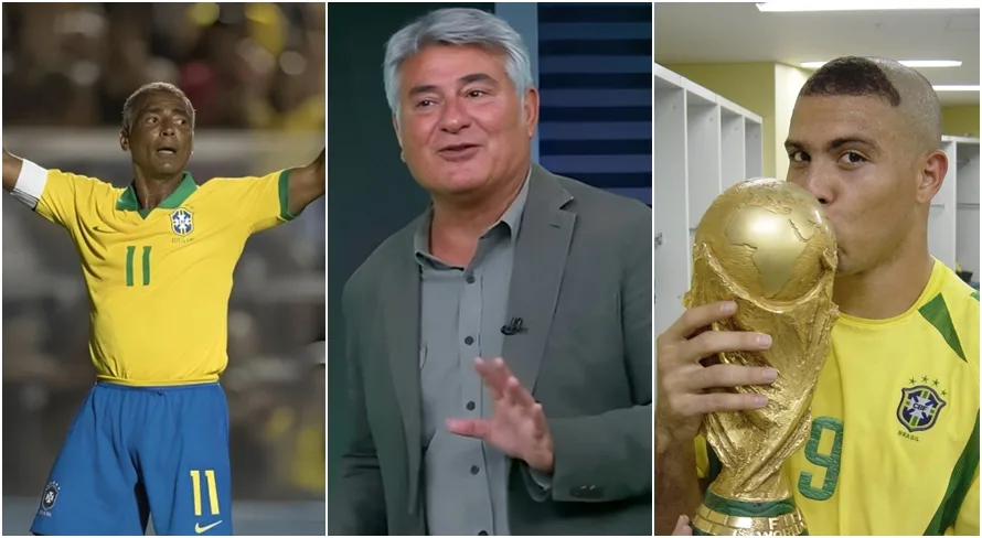 Cleber Machado coloca ex-SPFC no mesmo nível de Romário e Ronaldo: “Mesma prateleira”