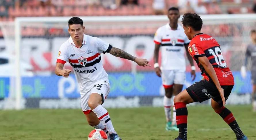 SPFC terá economia milionária com rescisão de James Rodríguez; confira