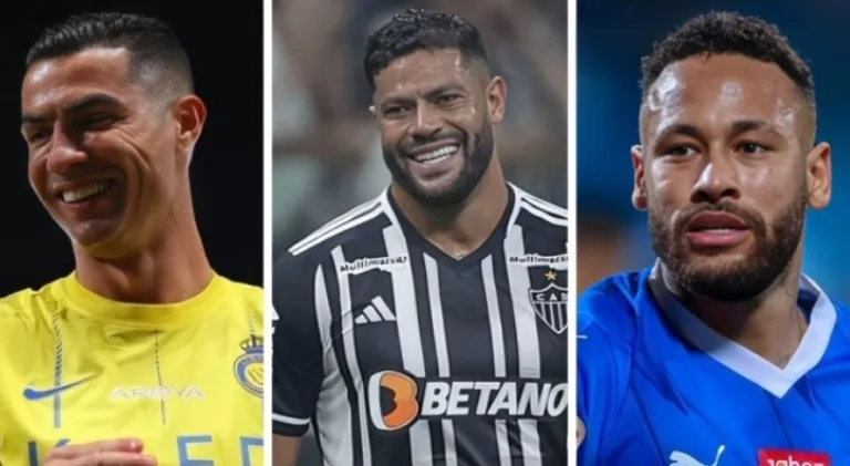 Cristiano Ronaldo lidera e Hulk ‘ameaça’ Neymar entre artilheiros do futebol mundial