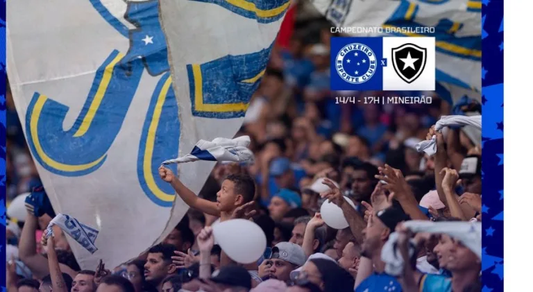 Cruzeiro x Botafogo: onde assistir ao jogo do Brasileirão Série A