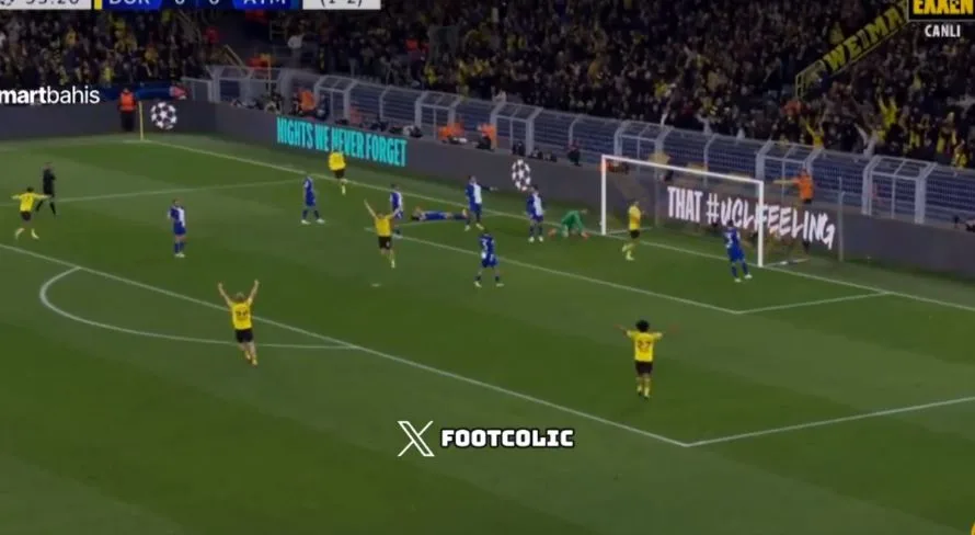 Brandt abre o placar para o Borussia Dortmund na Champions League; assista