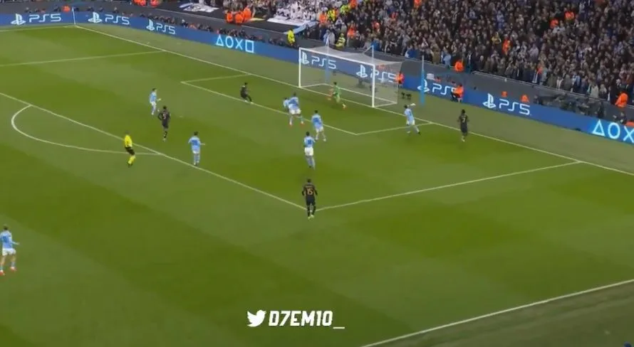 Rodrygo abre o placar para o Real Madrid contra o Manchester City na Champions; assista