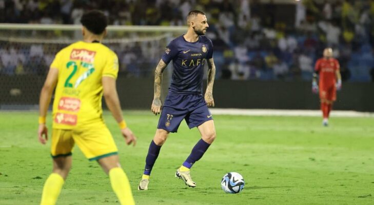 Com gol de Laporte, Al-Nassr derrota Al-Khaleej pelo Campeonato Saudita Com gol de Laporte, Al-Nassr derrota Al-Khaleej pelo Campeonato Saudita