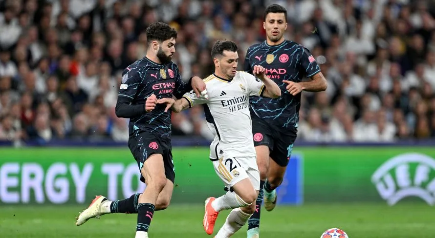 Em jogo de belos gols, Real Madrid e Manchester City empatam na Champions League