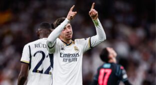 Valverde em campo pelo Real Madrid