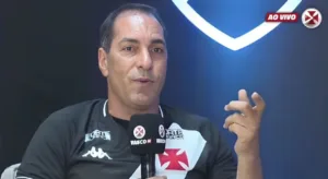 Edmundo vê “escalação horrível” e banca futuro do Vasco no Brasileirão