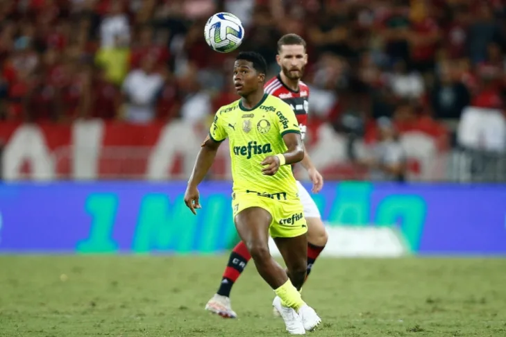 Endrick faz seu último Palmeiras x Flamengo antes de ir para o Real Madrid